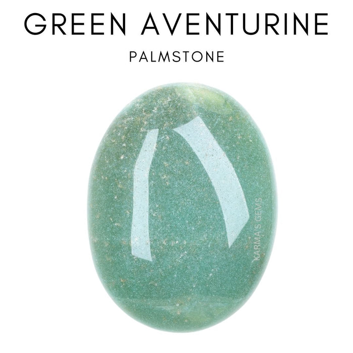 GREEN AVENTURINE PALMSTONE