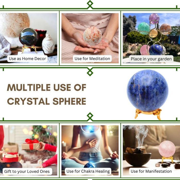 50 TO 55 MM SODALITE SPHERE