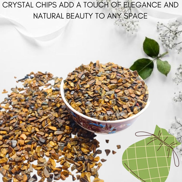 TIGER EYE STONE CHIPS