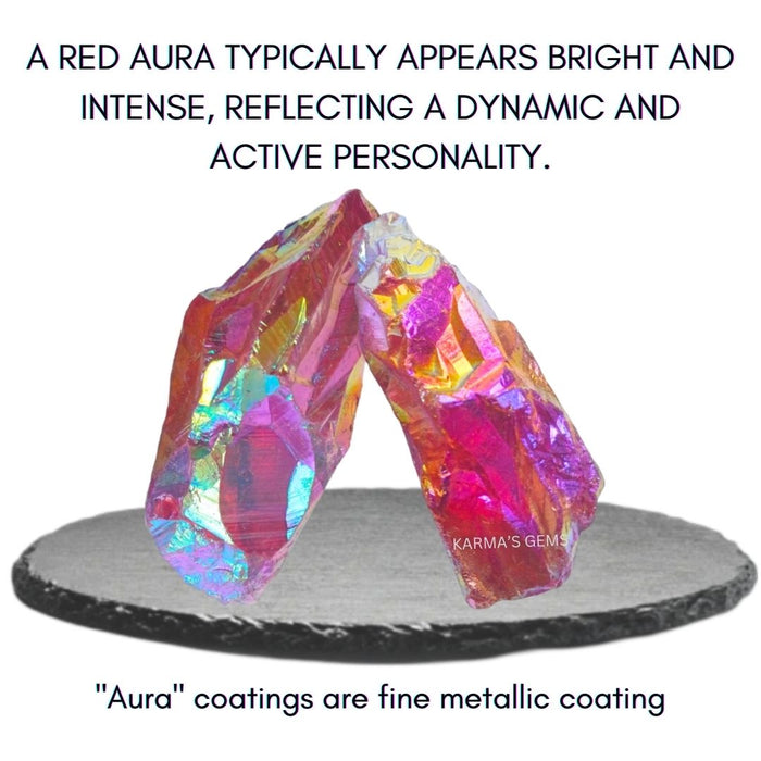 RUBY AURA QUARTZ RAW STONE