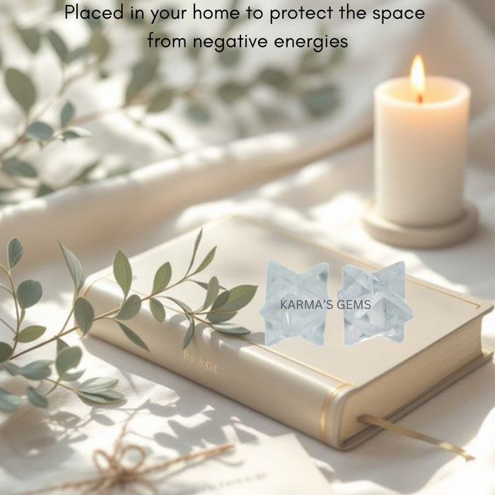 7 PCS MARKABA STAR CLEAR QUARTZ SET