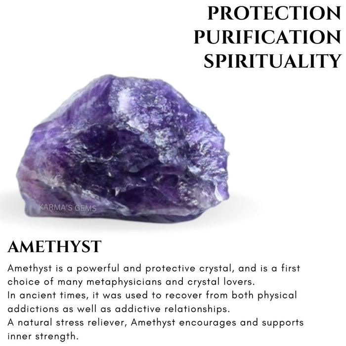 2 PCS 15 TO 25 MM AMETHYST ROUGH STONE