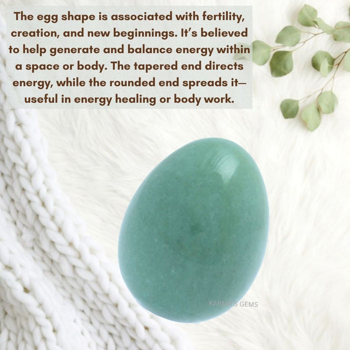 POLISHED GREEN AVENTURINE POCKET EGG