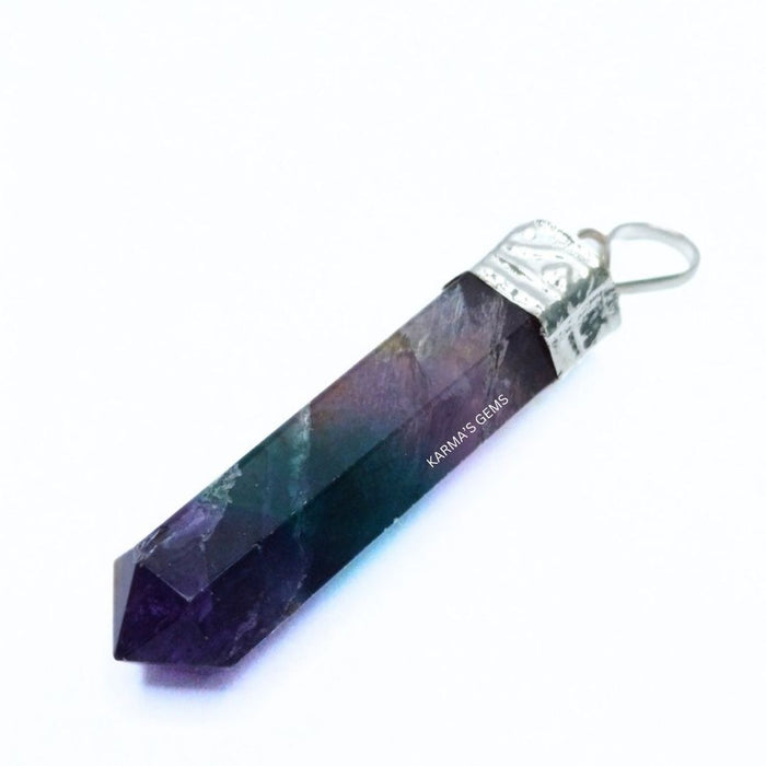 FLUORITE POINT PENCIL PENDANT