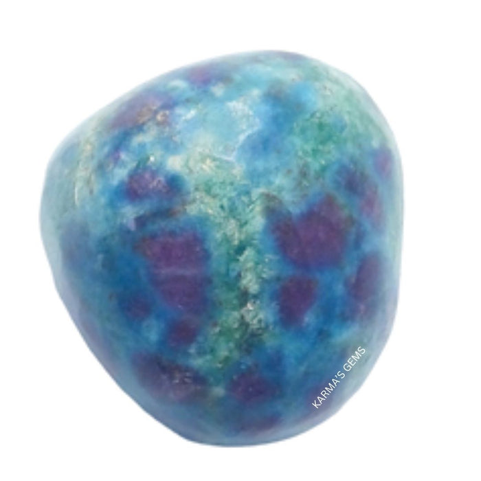 1 PIECE 15 TO 25 MM RUBY KYANITE POLISH TUMBLED STONE