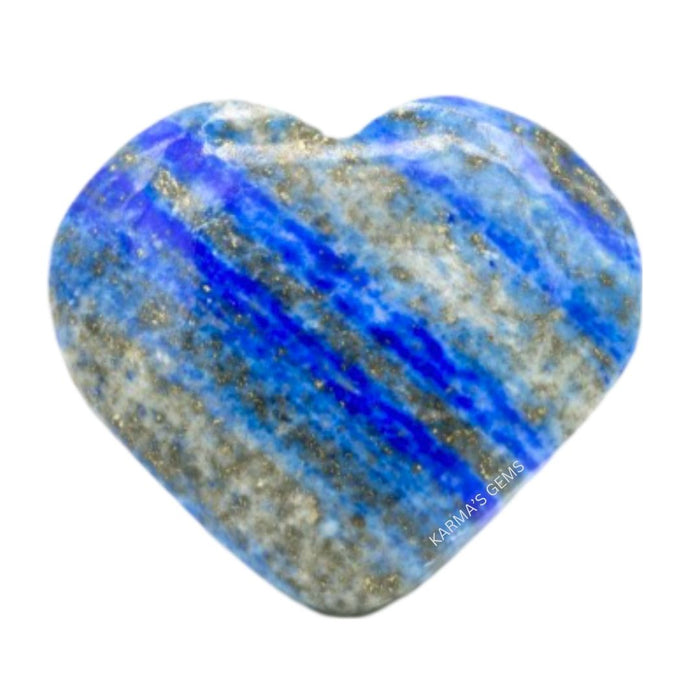 1" LAPIS LAZULI PUFFY HEART