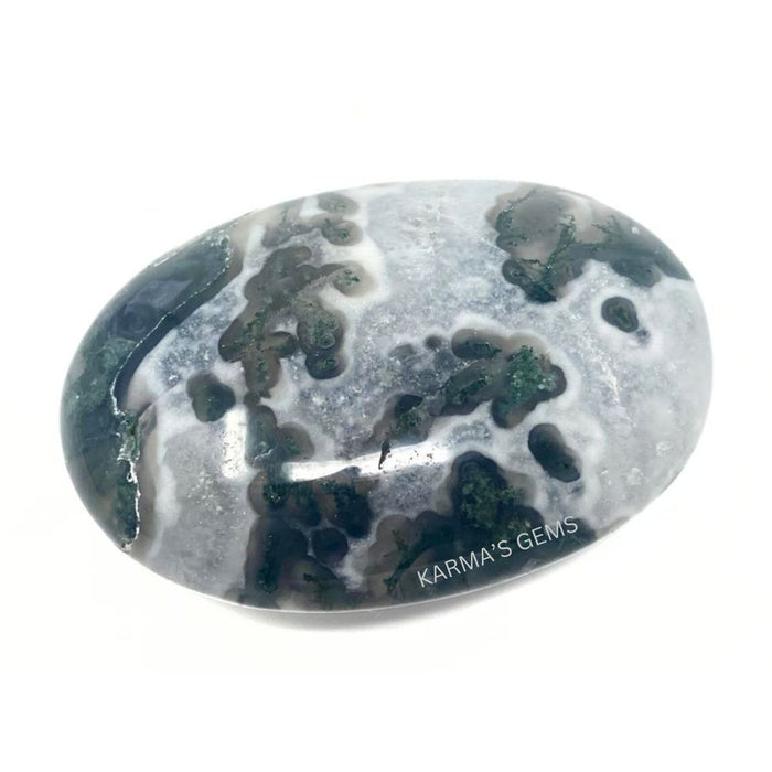 MOSS AGATE  PALMSTONE