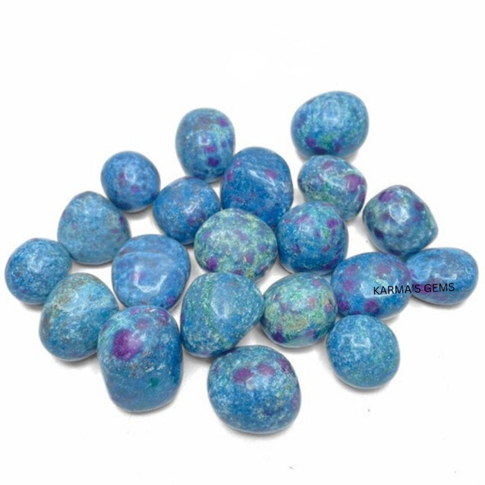 15 TO 25 MM RUBY KYANITE POLISH TUMBLED STONE