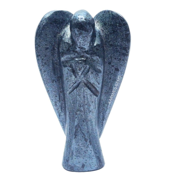 HEMATITE STONE CRYSTAL ANGEL
