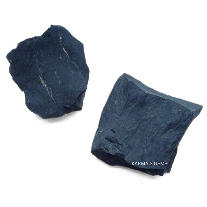 2 PCS 20 TO 25 MM SHUNGITE ROUGH STONE