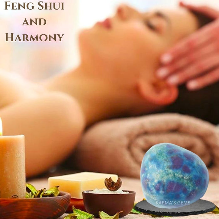 1 PIECE 15 TO 25 MM RUBY KYANITE POLISH TUMBLED STONE