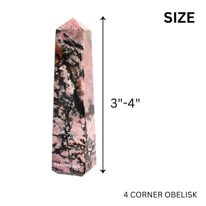 4 CORNER LABRADORITE OBELISK