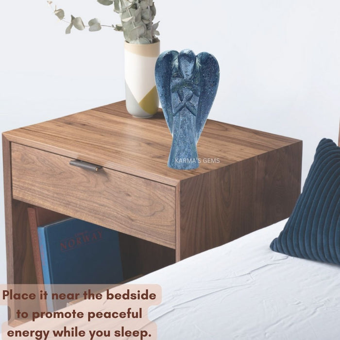 HEMATITE STONE CRYSTAL ANGEL