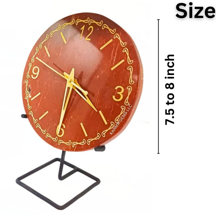 NATURAL RED JASPER  AGATE WATCH