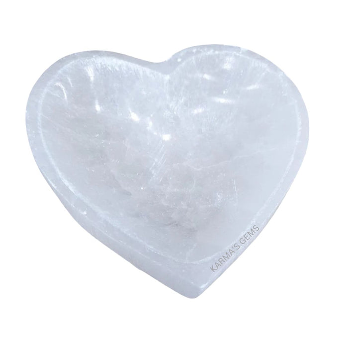 SELENITE HEART BOWL