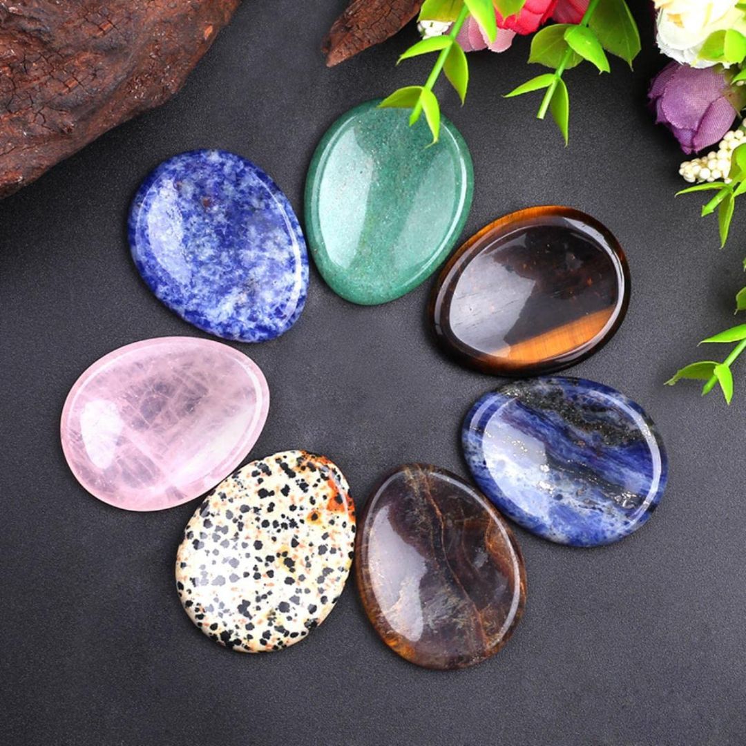 Crystal Worry Stones Karmas Gems