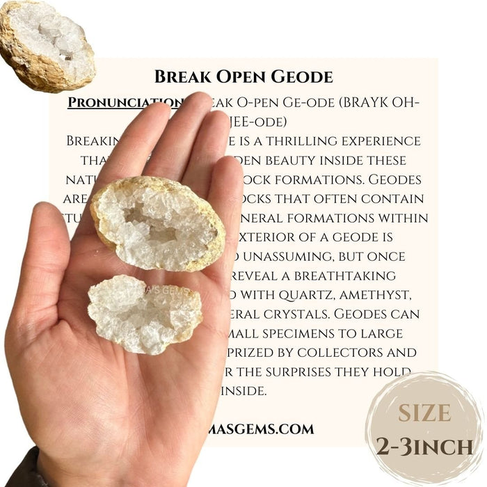 BREAK OPEN GEODE
